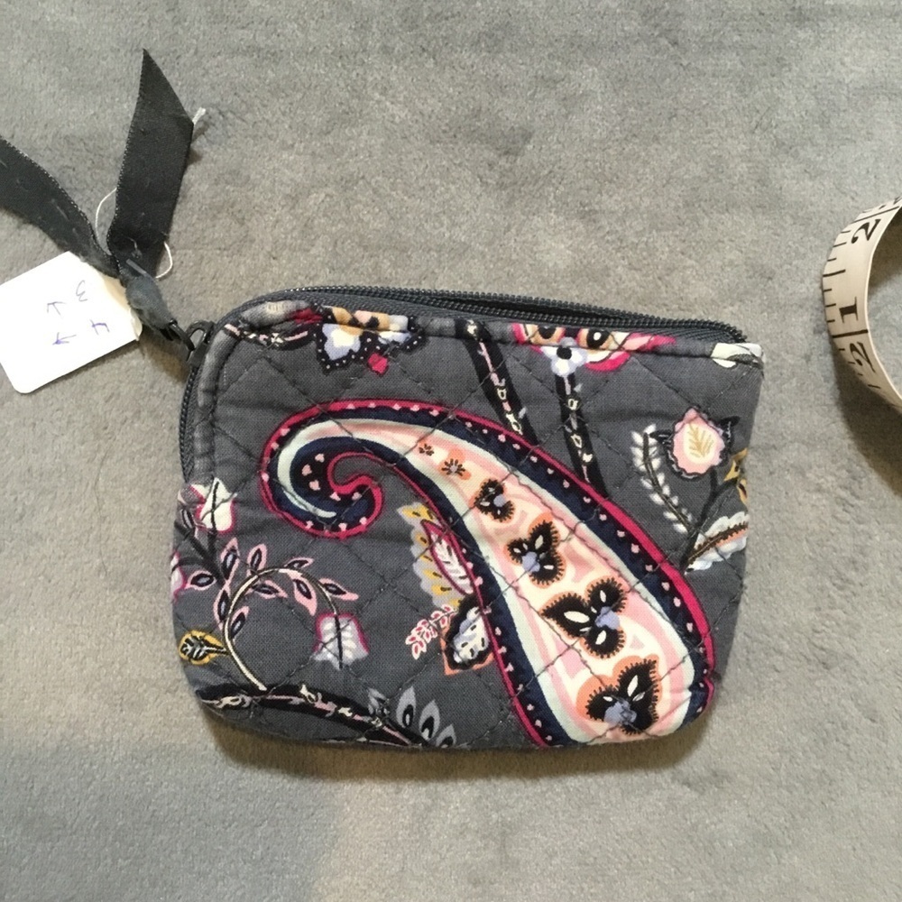 Vera Bradley eyeglass holder and coin pouch paisley floral print - Picture 9 of 16